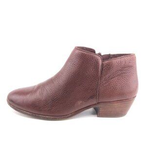 Sam Edelman Petty Brown Leather Ankle Boots 8.5M